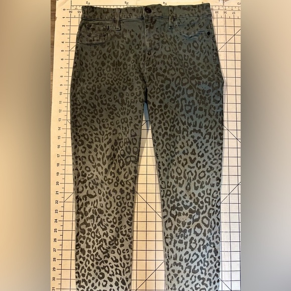 Hudson Women’s Size 30 Blue-Green Ombré Animal Print Jeans - Picture 10 of 10